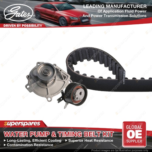 Gates Timing Belt Kit + Water Pump for Holden Colorado RG LVN LWH 2.4L 2.8L