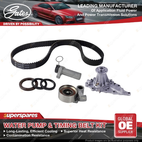 Gates Water Pump & Timing Belt Kit for Toyota Aristo JZS160 JZS161 3.0L