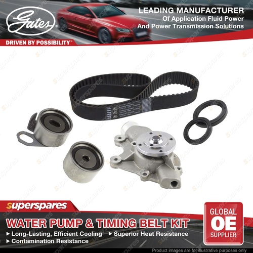 Gates Water Pump & Timing Belt Kit for Holden Jackaroo Monterey UBS Rodeo TF