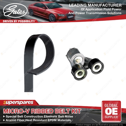 Gates FleetRunner Micro-V Belt Kit for DAF CF 85 XF105 FA FT 12.9L Length 1380mm
