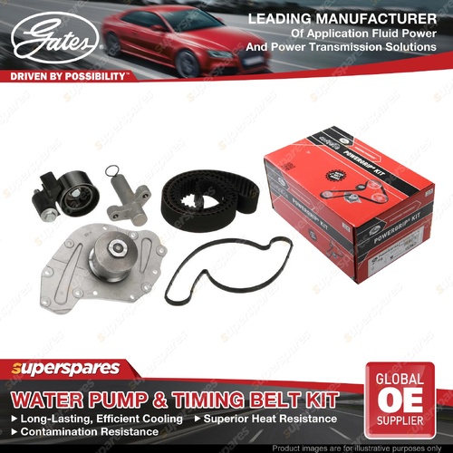 Gates Timing Belt Kit + Water Pump - TCKWP295D Contamination Resistance