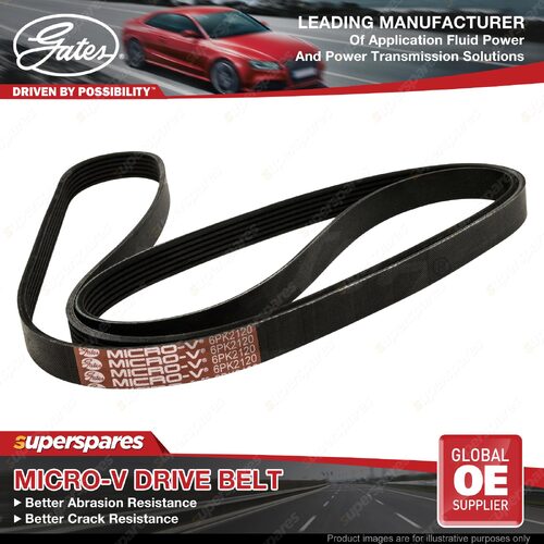 Gates Alt Drive Belt for Holden Commodore Calais VE Caprice Statesman With A/C