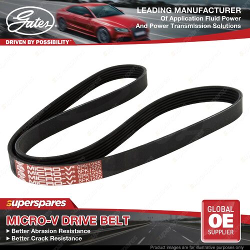 Gates Accessory Drive Belt for Toyota Camry ASV50 2.5L 133KW 135KW 2011-ON