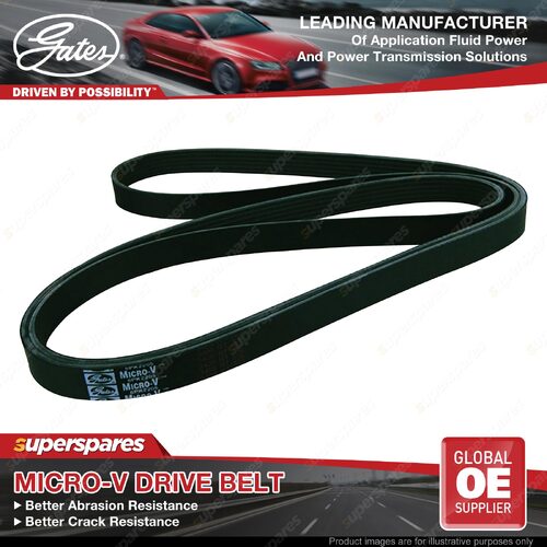 Gates Alternator Micro-V Drive Belt for Fiat Ritmo 198 Hatchback 1.9L 110KW