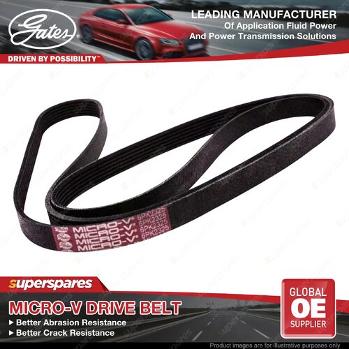 Gates Alternator Micro-V Drive Belt for Hummer Hummer 3.5L 3.7L 162KW 180KW