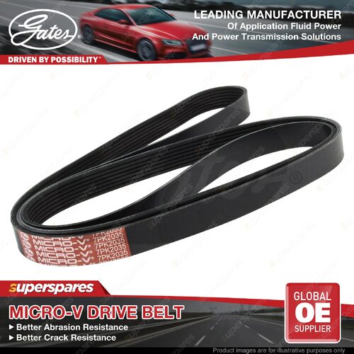Gates Alternator Micro-V Belt for Jeep Commander XK XH Grand cherokee WH WK