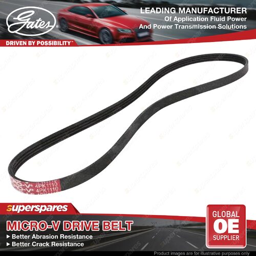 Gates A/C Micro-V Drive Belt for HSV Clubsport Grange GTS Maloo Senator VE VF