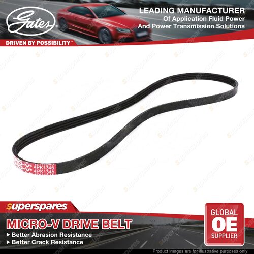 Gates Aircon Compressor Micro-V Drive Belt for Nissan Xterra WD22 3.3L 99-04