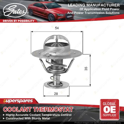 Gates Thermostat Kit for Mitsubishi Delica P05V Express Triton ME MF MG MH MJ