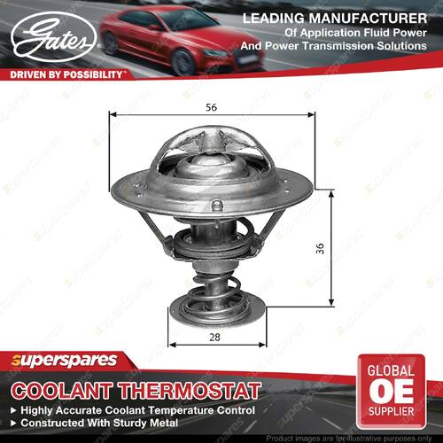 Gates Thermostat Kit for Mitsubishi Lancer CY CZ CX Outlander CW CF Petrol 06-On