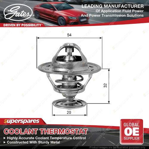 Gates Thermostat Kit for Mitsubishi Pajero KG4W KH4W Triton KB4T KA5T 2.5L 05-15