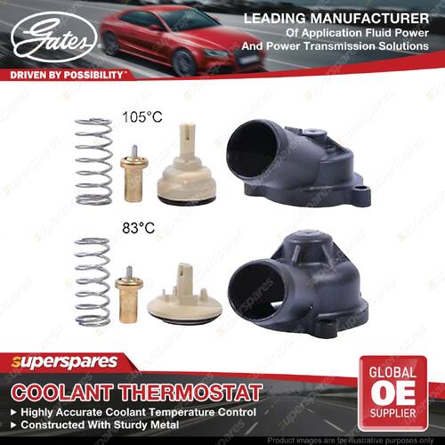 Gates Thermostat + Gaskets + Housing for Audi A1 8X1 8XK 8XA 8XF A3 8PA 1.4L