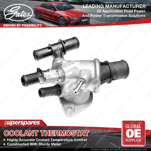 Gates Thermostat + Gaskets & Seals for Alfa Romeo 147 937 1.9L JTD 74kW 02-06