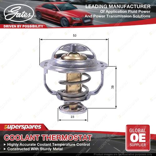 Gates Thermostat + Gaskets & Seals for Volkswagen Golf 5K1 517 Jetta Multivan