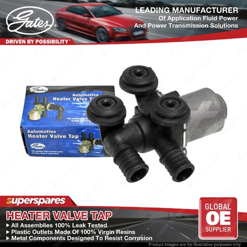 Gates Electric Heater Valve Tap for BMW 3 Series E46 5 Series E39 X3 E83