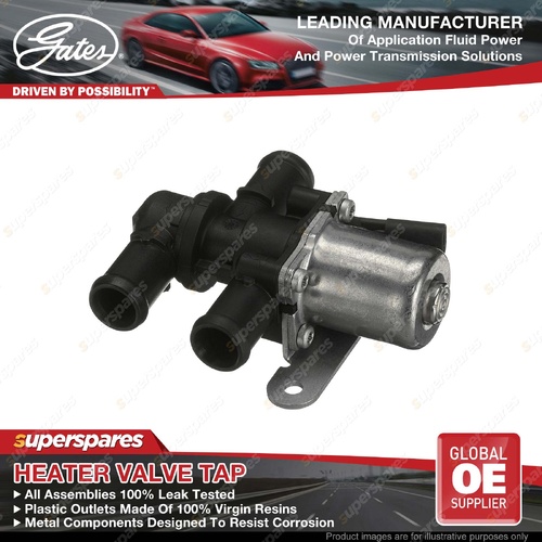 Gates Electric Heater Valve Tap for VW Golf 5G1 BQ1 ID.4 E21 Passat 3G5/CB5