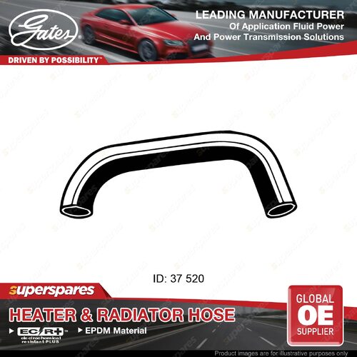 Gates Radiator Hose for HSV Commodore VL 5.0L V8 Sedan 180KW 1988-1989