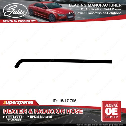 Gates Inlet Molded Heater Hose for Holden Commodore VB VC VK 2.8L 3.3L