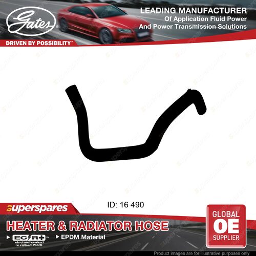 Gates Left Molded Heater Hose for Ford Telstar AT 2.0L 68kW 1987-1989