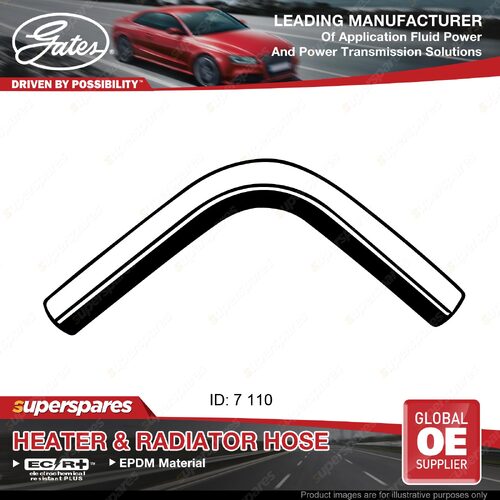 Gates Molded Heater Hose for Toyota Landcruiser FZJ75 4.5L 11/92-11/99
