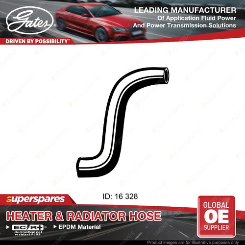 Gates Heater Hose for Nissan Navara D21 KA24E 2.4L From connecting pipe
