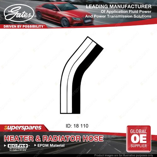 Gates Heater Hose for Toyota Tarago TCR10 TCR11 R1 R2 2.4L 110mmx18mm