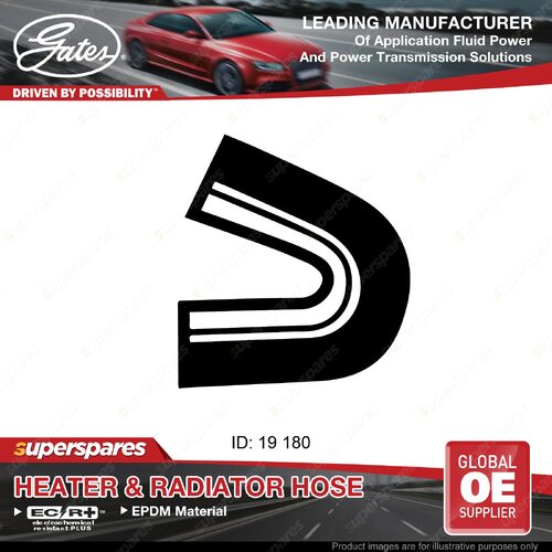 Gates Heater Hose for Nissan Navara D21 Pathfinder WD21 2.4L 85-97