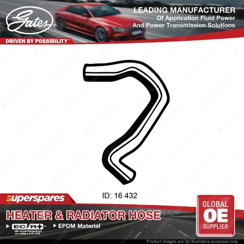 Gates Heater Hose for Mazda B-Serie Bravo UF B2200 Proceed UF1 2.0L 2.2L 432mm