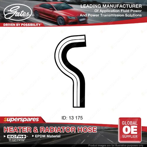 Gates Heater Hose for Ford Maverick DA TB42 4.2L 125KW 175mm 02/88-03/94