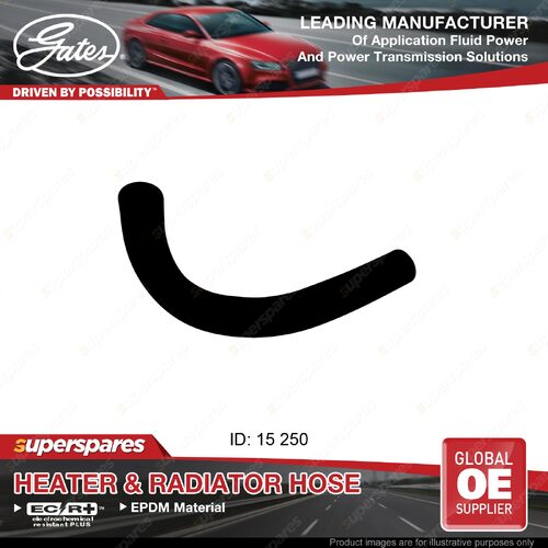 Gates Heater Hose for Holden Calais Hsv Commodore VN 3.8L Length 250mm