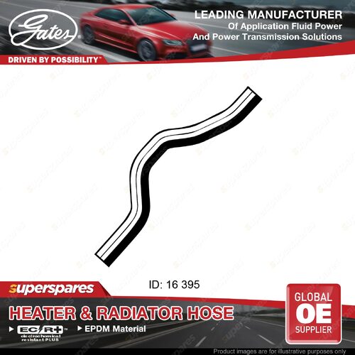 Gates Upper Heater Hose for Mitsubishi Lancer CC 1.6L 04/89-08/90