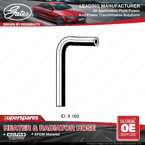 Gates Heater Hose for Subaru WRX GC GC8 2.0L 11/92-09/98 160mmx8mm