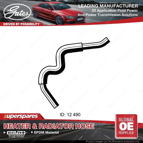 Gates Heater Hose for Subaru WRX GC GC8 2.0L 11/92-09/98 Length 490mm