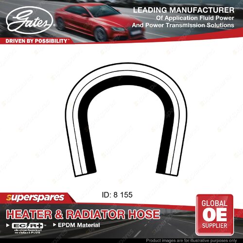 Gates Heater Hose for Nissan Maxima A32 3.0L 01/95-12/99 Length 155mm