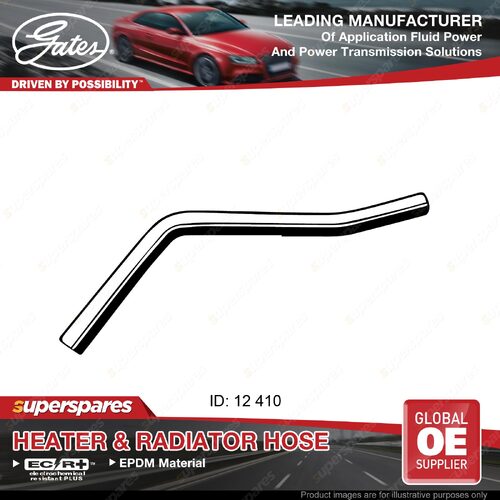 Gates Inlet Molded Heater Hose for Toyota Landcruiser HJ60 4.0L 81-90