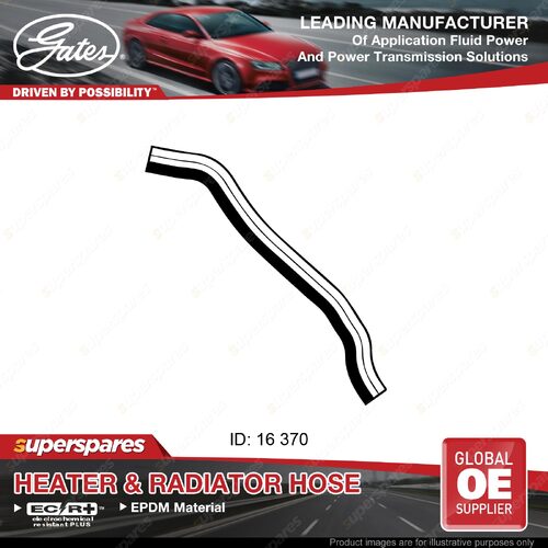 Gates Inlet Heater Hose for Ford Laser KJ KL B6 BP 1.6L 1.8L 94-99