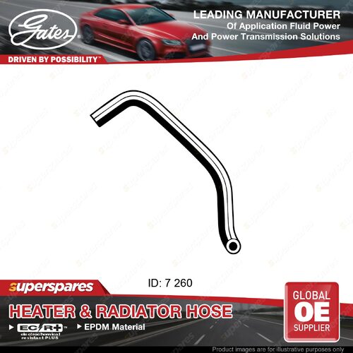 Gates Heater Hose for Honda Civic EJ EK EG EH 1.6L 84KW 90KW 96KW 1991-1995