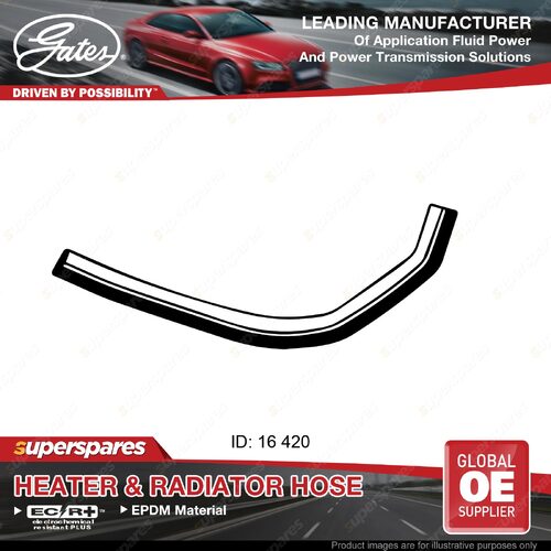 Gates Heater Hose for Honda Accord CB CC Sedan Wagon 2.2L F22A9 F22A6 1989-1993