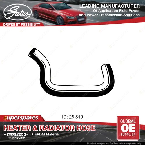 Gates Lower Radiator Hose for Nissan Datsun 120Y KB KLF10 1.2L 510mm