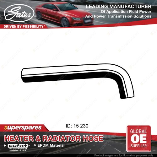 Gates Outlet Heater Hose for Holden H Series HZ Monaro HZ WB 230mm