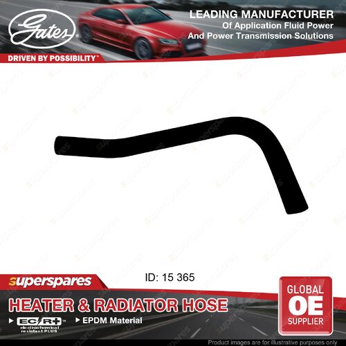 Gates Heater Hose for Holden Gemini TX TC TD G161-Z 1.6 61KW Length 365mm