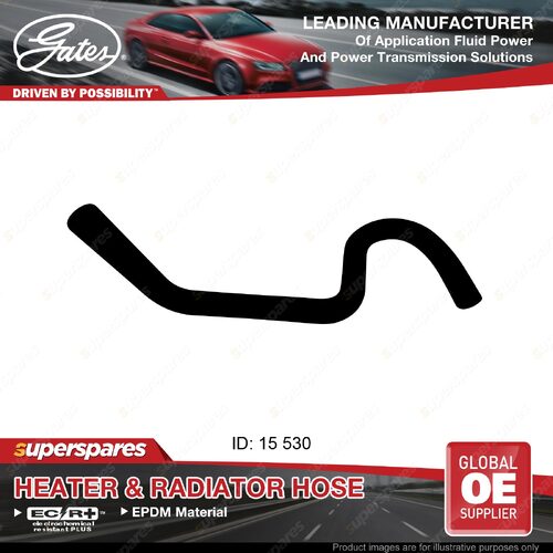 Gates Heater Hose for Holden Gemini TE TF TG TD G161-Z 1.6L 04/78-12/84