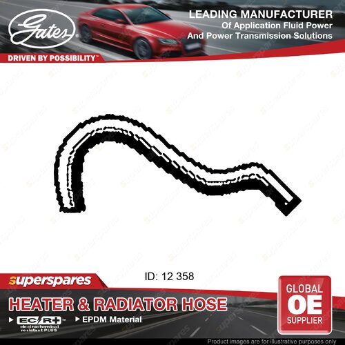 Gates Molded Heater Hose for Honda Prelude SN 1.6L 11/1978-10/1982