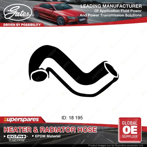 Gates Heater Hose for Toyota 4 Runner VZN130 Hilux Surf VZN130 195mm