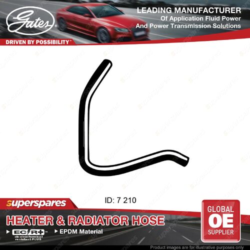 Gates Heater Hose for Ford Laser KN KNIII KQ B6 ZM 1.6L 02/99-12/99