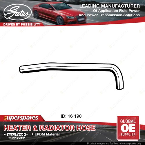 Gates Heater Hose for Nissan Patrol Y61 GR GU 2.8L 190mm 1997-2000