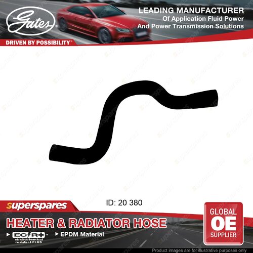 Gates Molded Heater Hose for Ford Focus LR 1.8L 2.0L 85KW 96KW 380mm