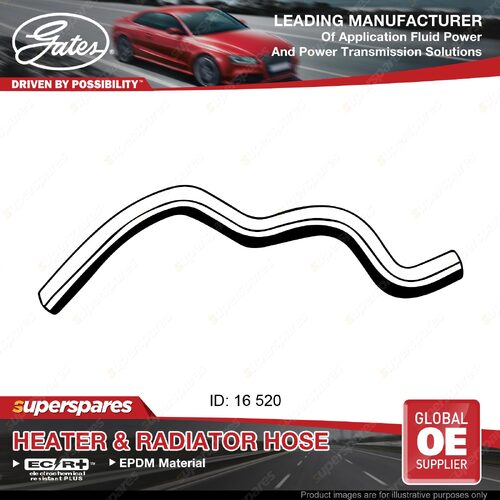 Gates Heater Hose for Honda Accord CP Accordeuro CU K24Z2 K24Z3 520mm
