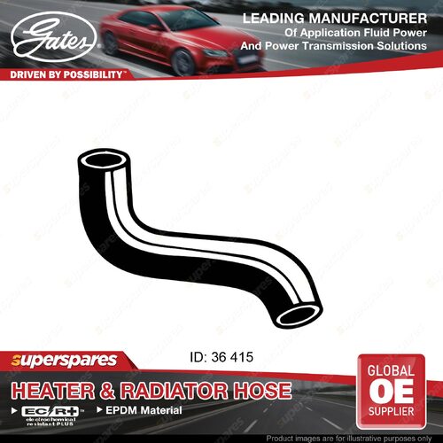 Gates Lower Radiator Curved Hose for Holden H Series HR HD Torana LC