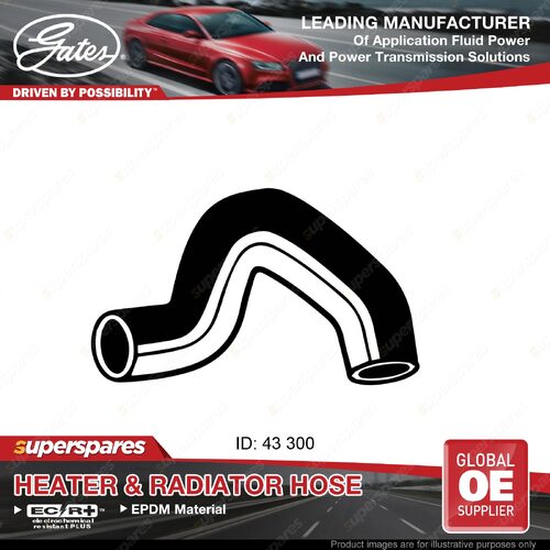 Gates Lower Radiator Curved Hose for Jaguar XJ Sedan 4.2L 09/79-12/87